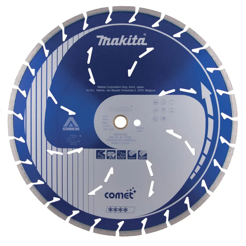 Makita Comet Dry and Wet Diamond Cutting Disc