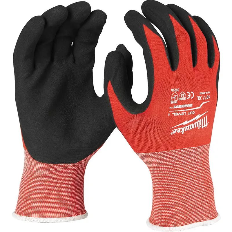 Milwaukee Cut Level 1 Dipped Work Gloves