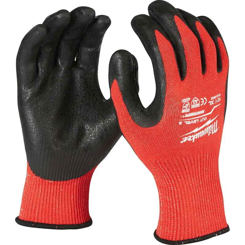 Milwaukee Cut Level 3 Dipped Work Gloves