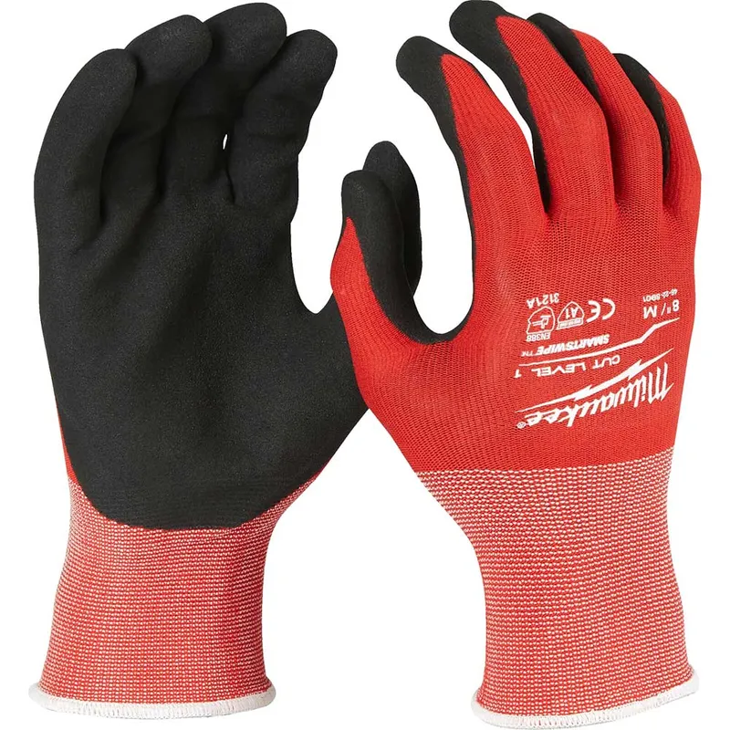 Milwaukee Cut Level 1 Dipped Work Gloves