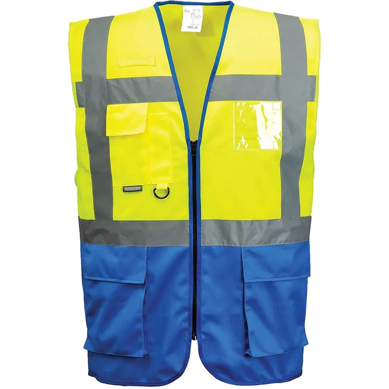 Portwest Warsaw Executive Class 1 Hi Vis Vest