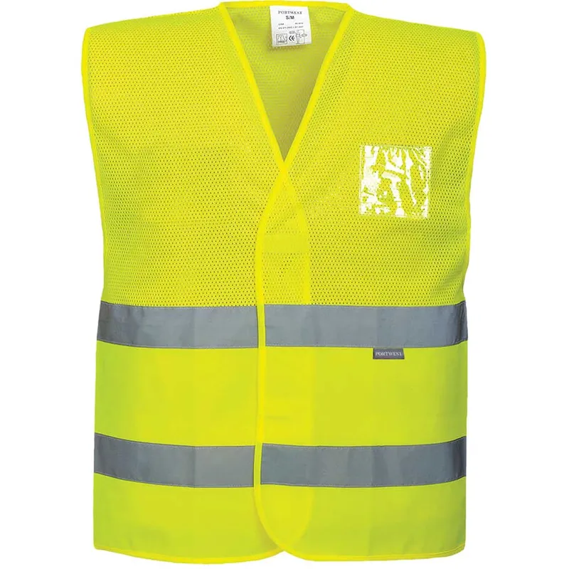 Portwest Hi Vis Half MeshAir Two Band Vest