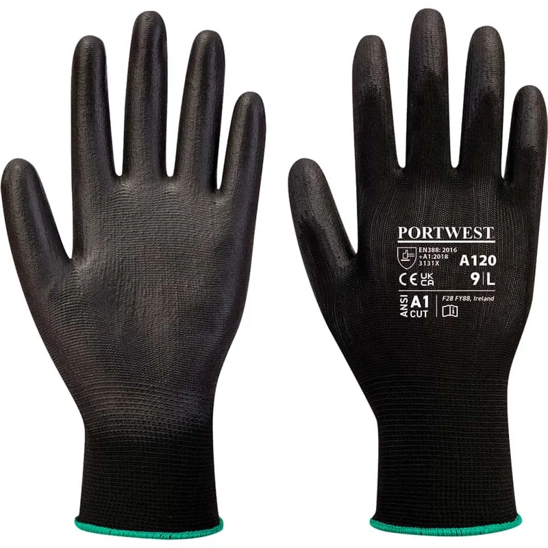 Portwest PU Palm General Handling Grip Gloves