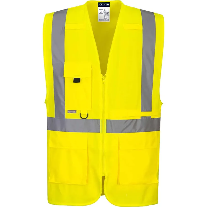Portwest Executive Tablet Pocket Hi Vis Vest
