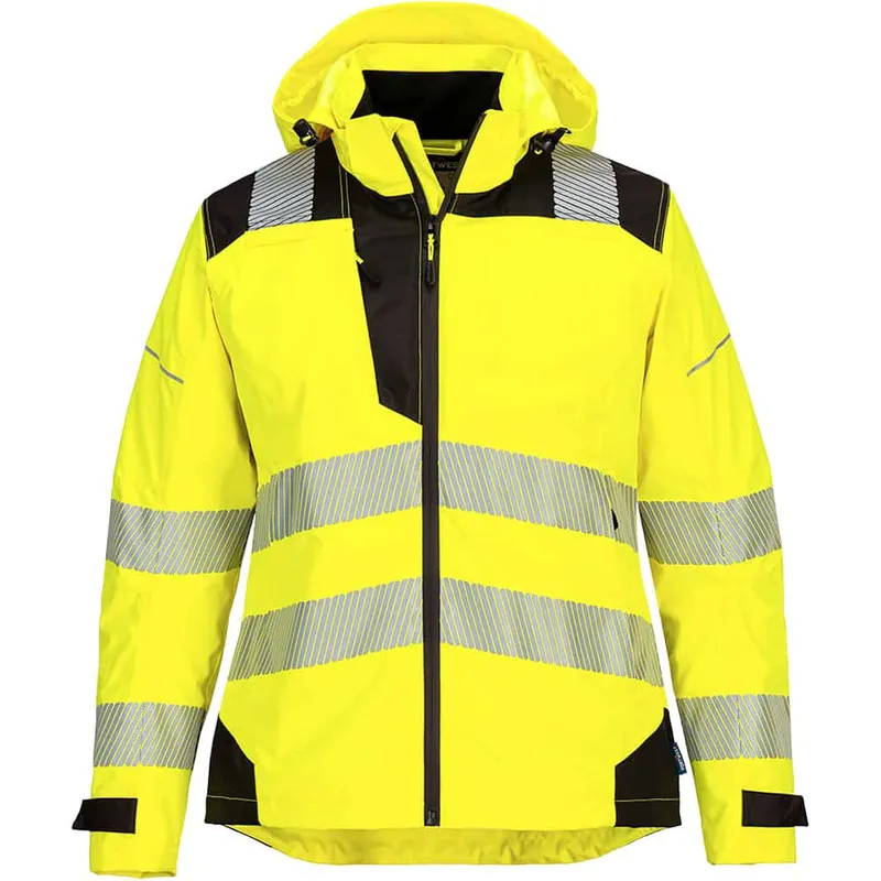 Portwest PW3 Womens Hi Vis Waterproof Rain Jacket