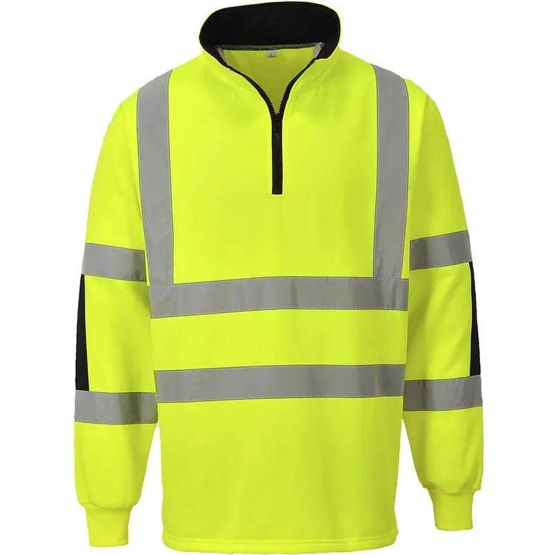Portwest Xenon Half Zip Hi Vis Pullover