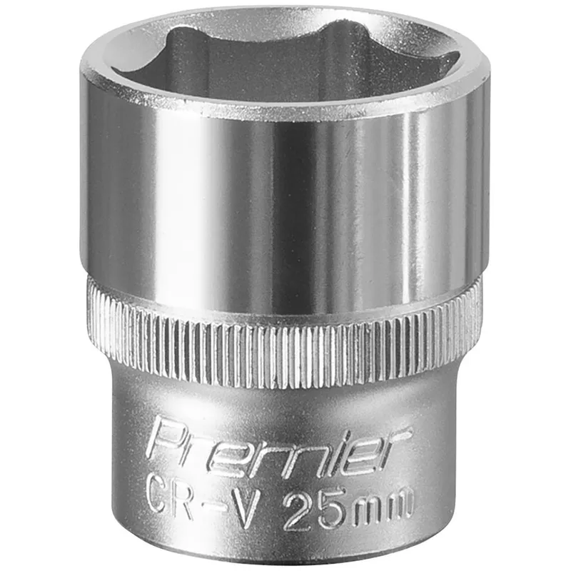 Sealey 1/2" Drive Hexagon WallDrive Socket Metric