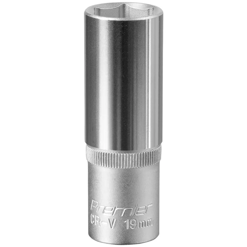 Sealey 1/2" Drive Deep Hexagon WallDrive Socket Metric