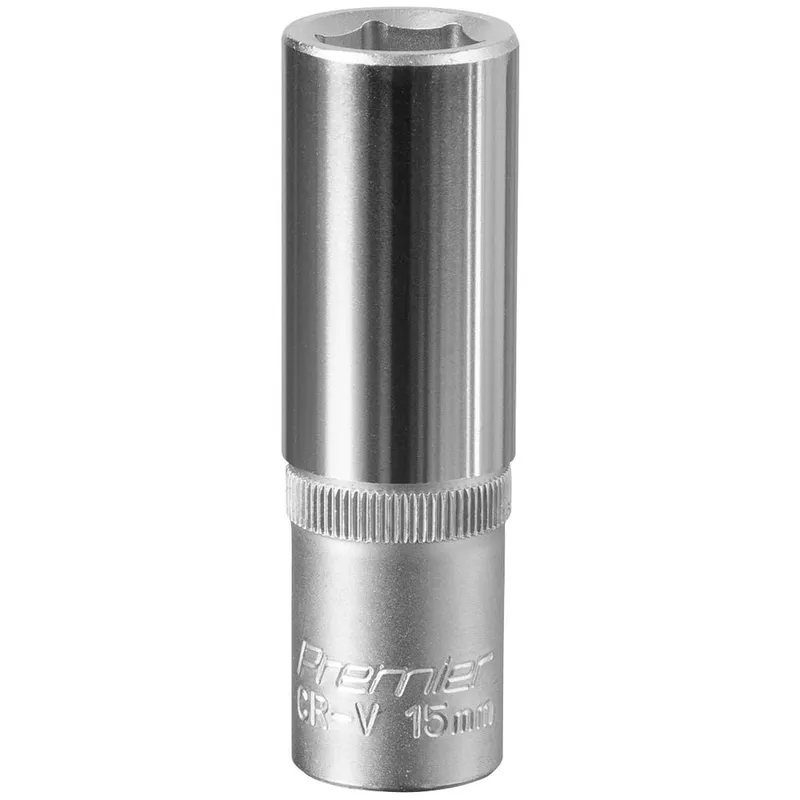 Sealey 1/2" Drive Deep Hexagon WallDrive Socket Metric