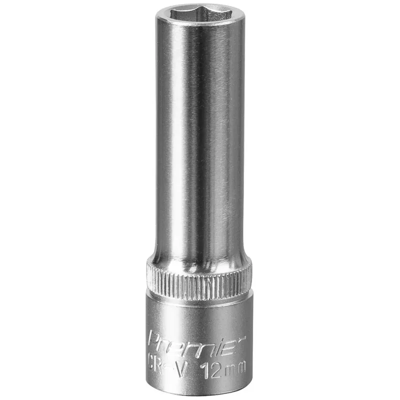 Sealey 1/2" Drive Deep Hexagon WallDrive Socket Metric