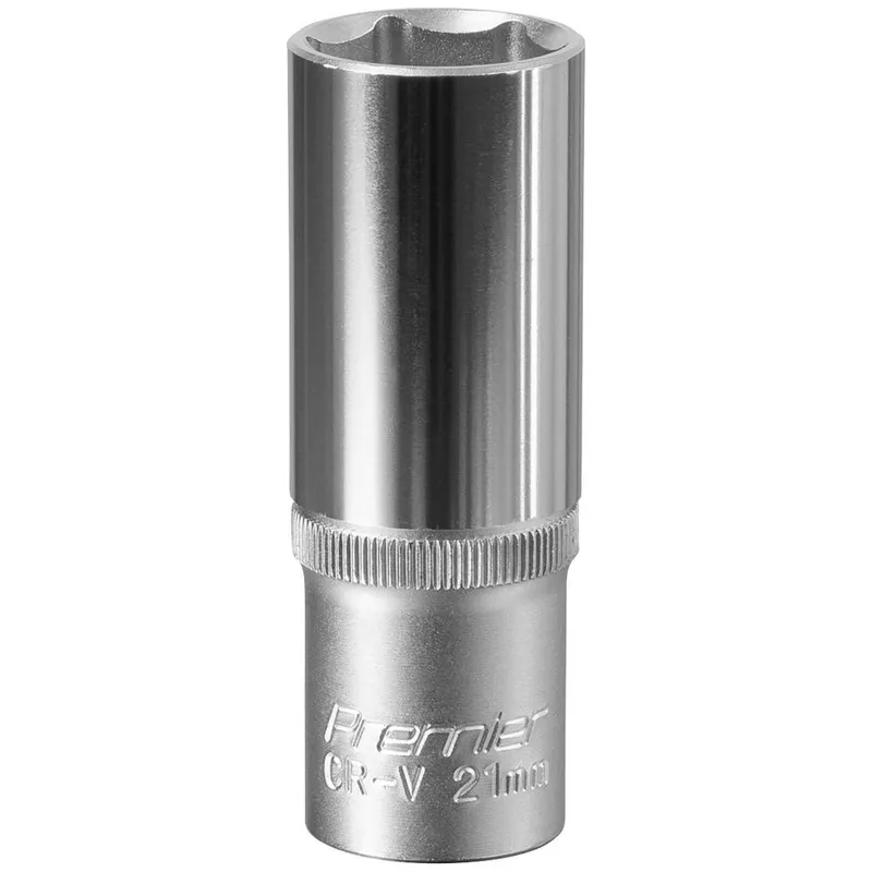 Sealey 1/2" Drive Deep Hexagon WallDrive Socket Metric