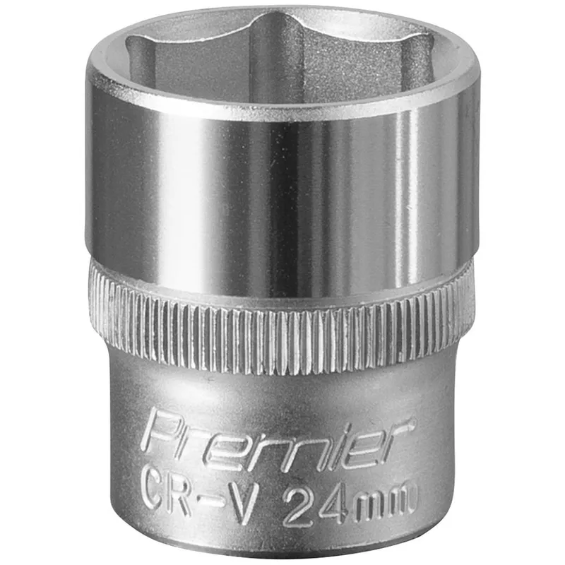 Sealey 1/2" Drive Hexagon WallDrive Socket Metric