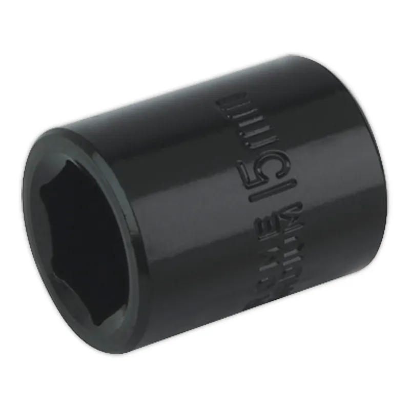 Sealey 3/8" Drive Hexagon Impact Socket Metric