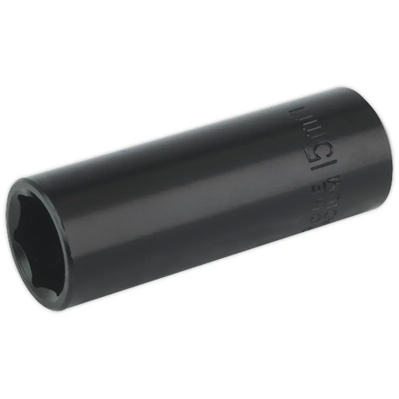 Sealey 3/8" Drive Deep Hexagon Impact Socket Metric
