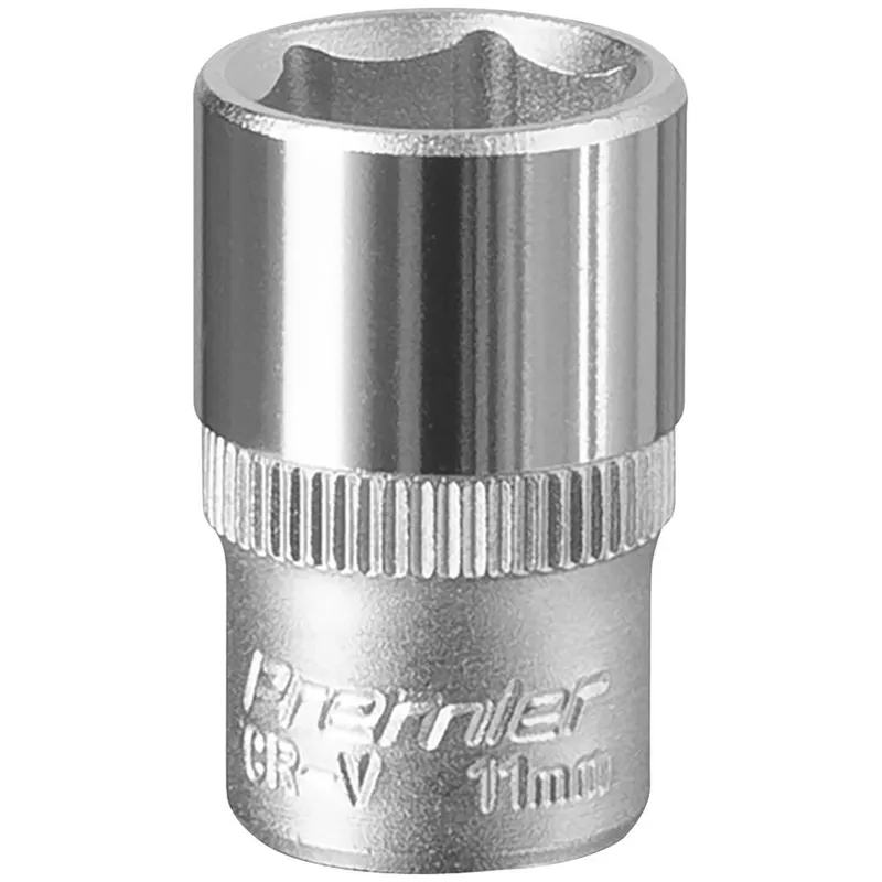 Sealey 1/4" Drive Hexagon WallDrive Socket Metric