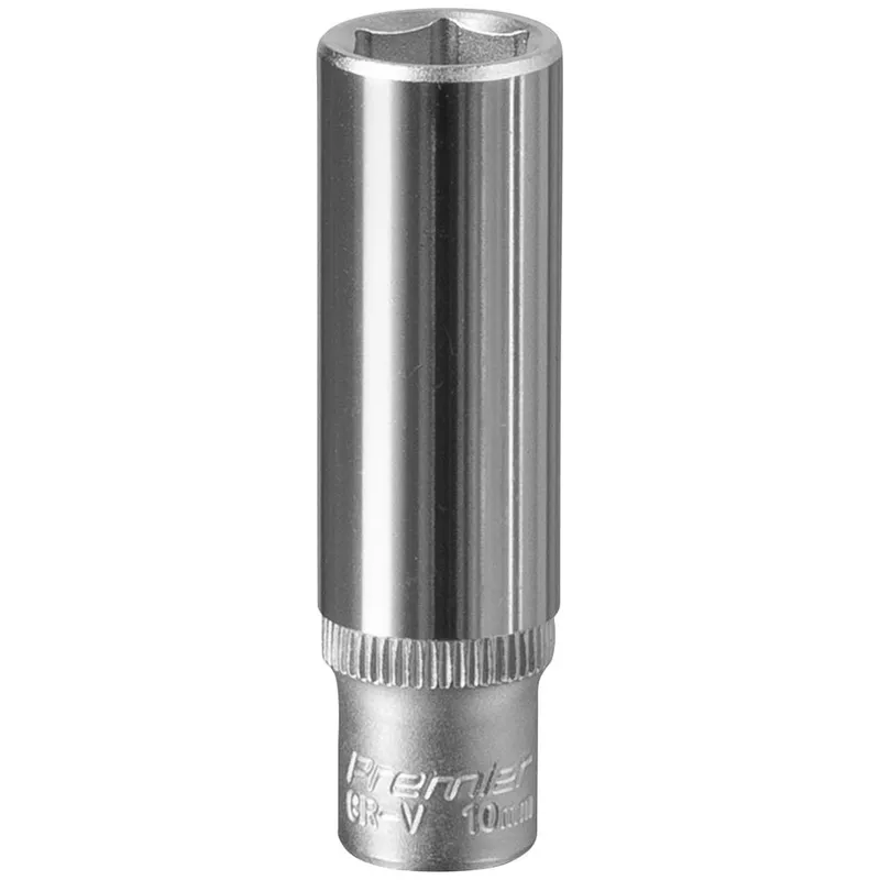 Sealey 1/4" Drive Deep Hexagon WallDrive Socket Metric