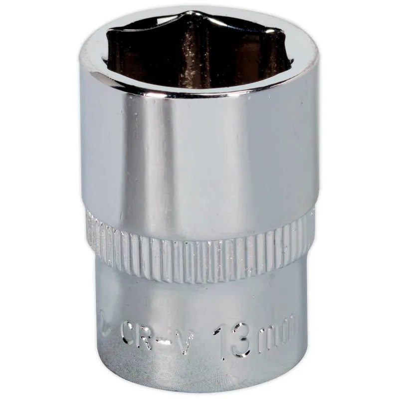 Sealey 1/4" Drive Hexagon WallDrive Socket Metric