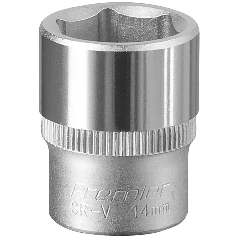 Sealey 1/4" Drive Hexagon WallDrive Socket Metric