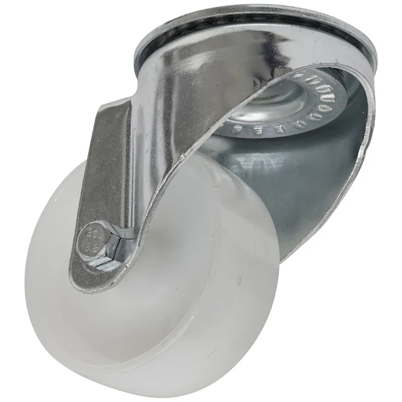 Sealey Bolt Hole Swivel Castor White