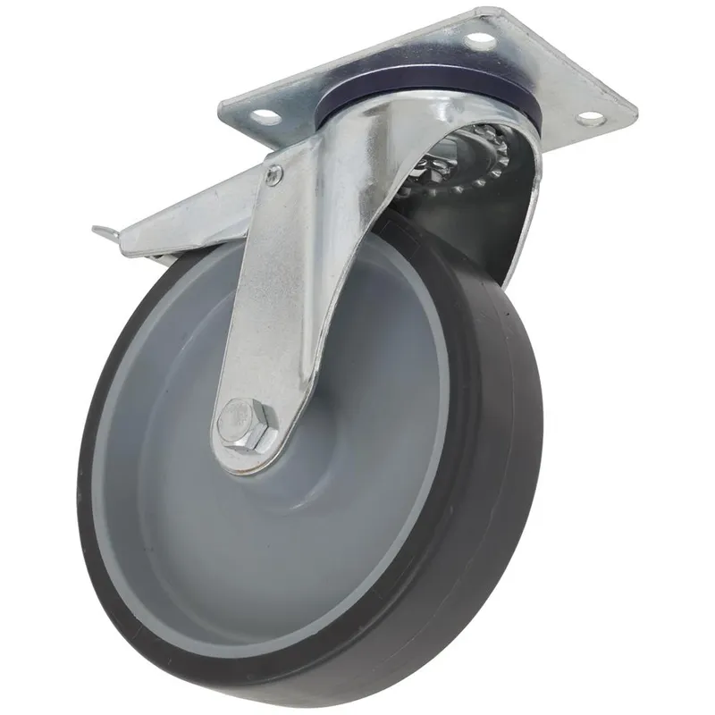 Sealey Medium Duty Thermoplastic Swivel Castor Wheel and Total Lock