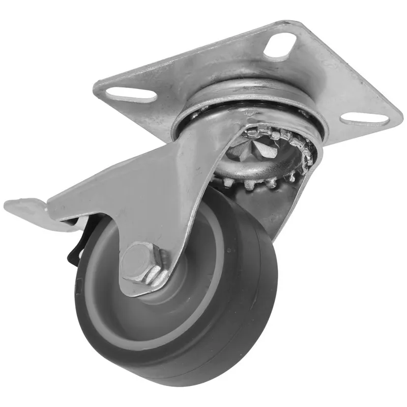 Sealey Medium Duty Thermoplastic Swivel Castor Wheel and Total Lock