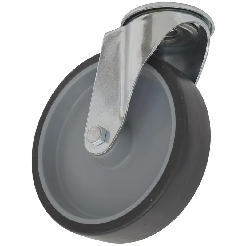 Sealey Medium Duty Thermoplastic Bolt Hole Swivel Castor Wheel