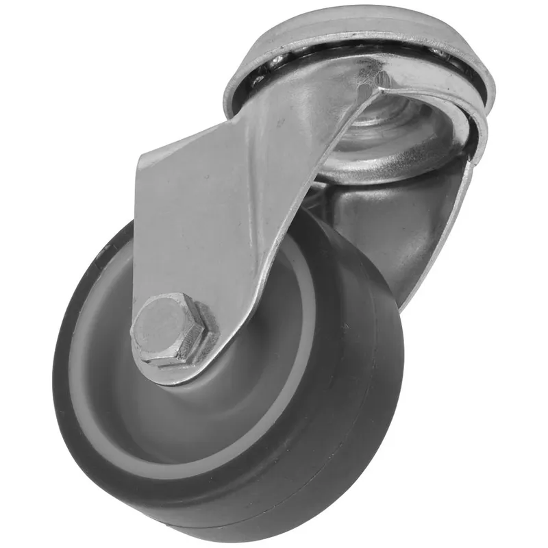 Sealey Medium Duty Thermoplastic Bolt Hole Swivel Castor Wheel