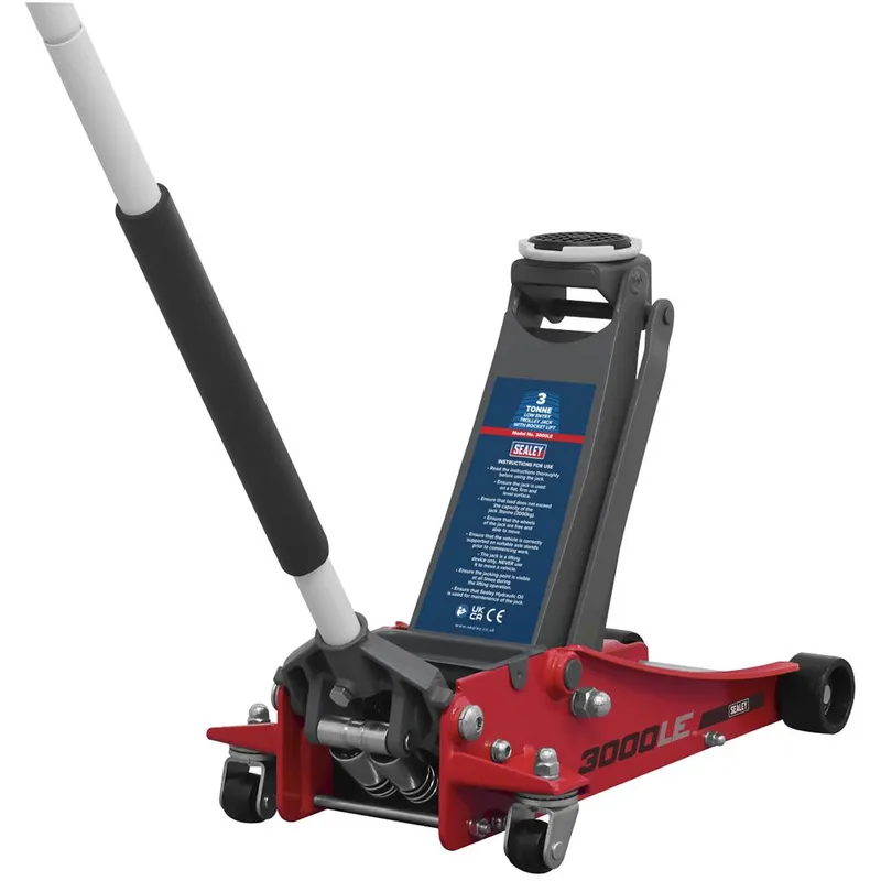 Sealey Trolley Jack Low Entry with Rocket Lift