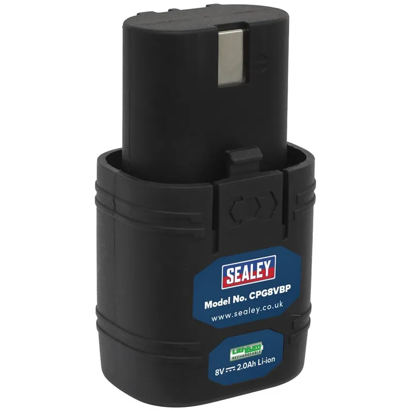 Sealey CPG8VBP 8v Cordless Li-ion Battery 2ah for CPG8V Grease Gun