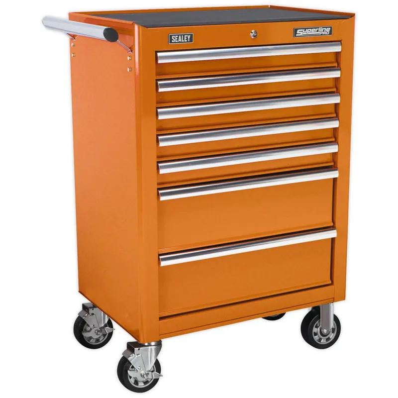 Sealey 7 Drawer Ball Bearing Runner Tool Roller Cabinet