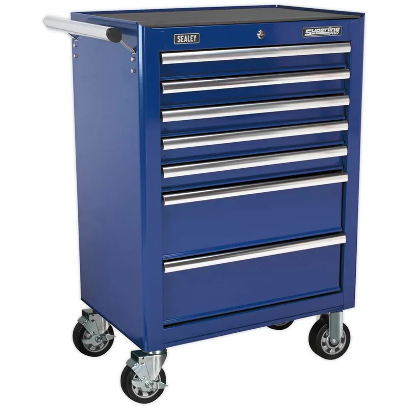 Sealey 7 Drawer Ball Bearing Runner Tool Roller Cabinet