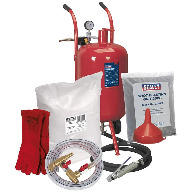 Sealey Shot and Soda Blasting Kit