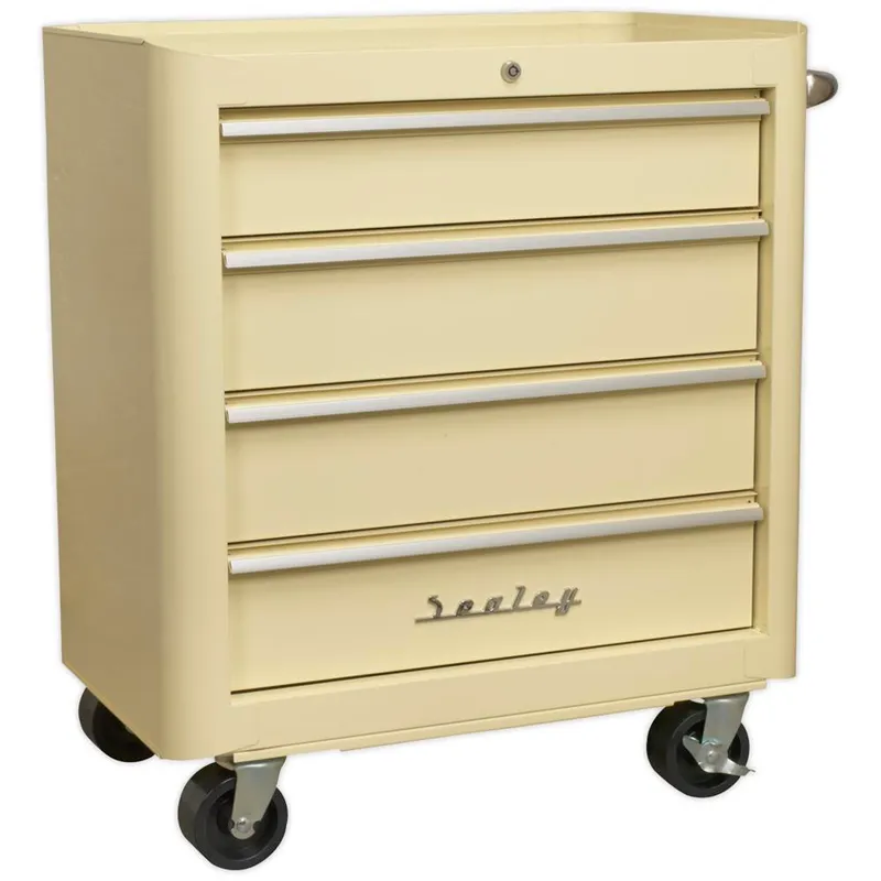 Sealey Retro Style 4 Drawer Roller Cabinet