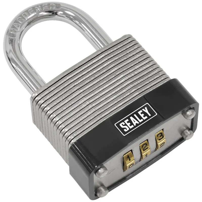 Sealey Laminated Steel Combination Padlock