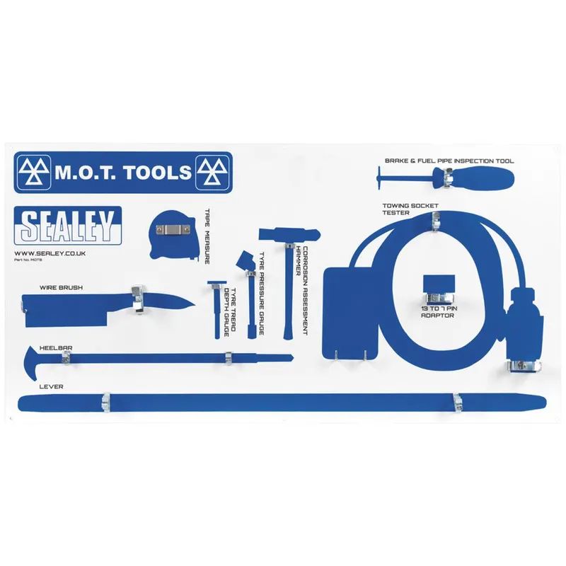 Sealey MOT Tool Shadow Board