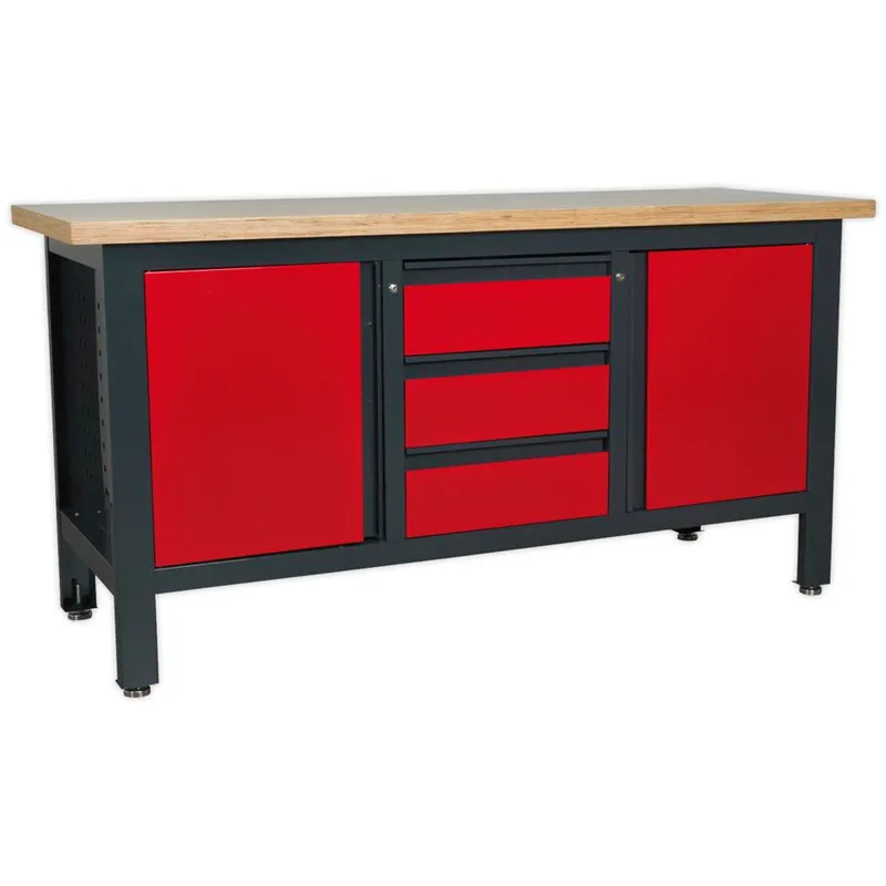 Sealey Workstation with 3 Drawers and 2 Cupboards
