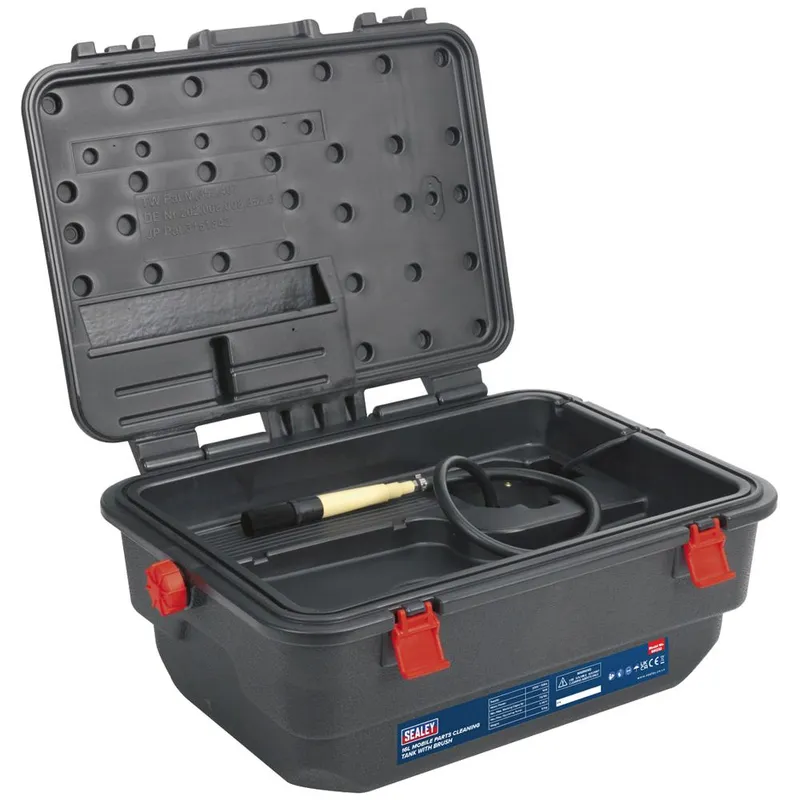 Sealey SM222 Mobile Parts Cleaning Tank and Brush