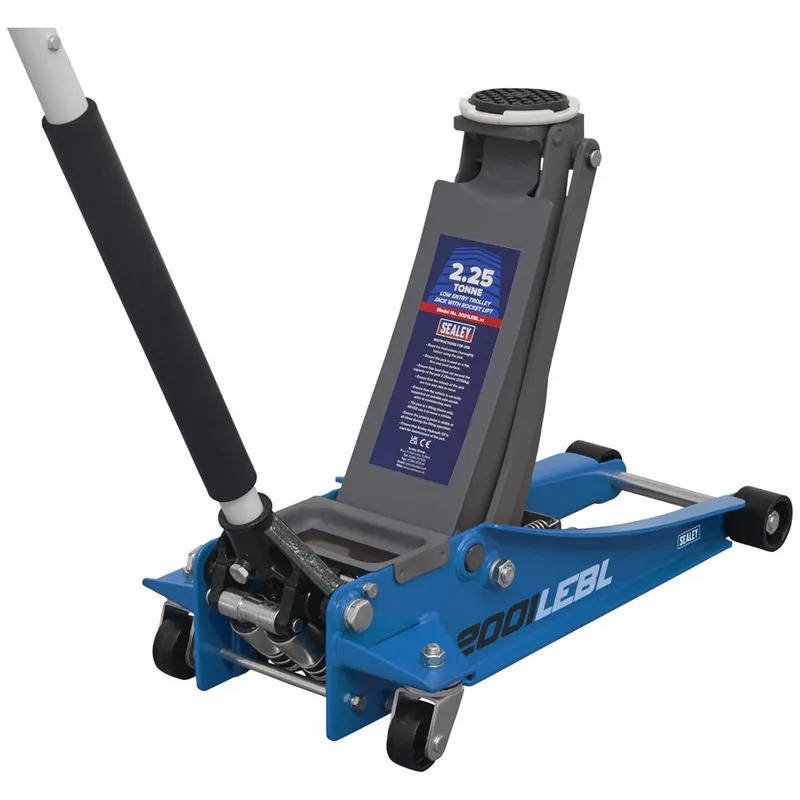 Sealey 2 Tonne Low Entry Rocket Lift Trolley Jack