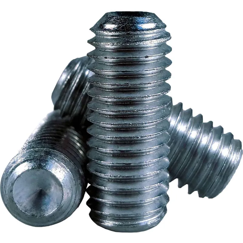 Sirius Socket Set Plain Cup Point Grub Screws Zinc Plated