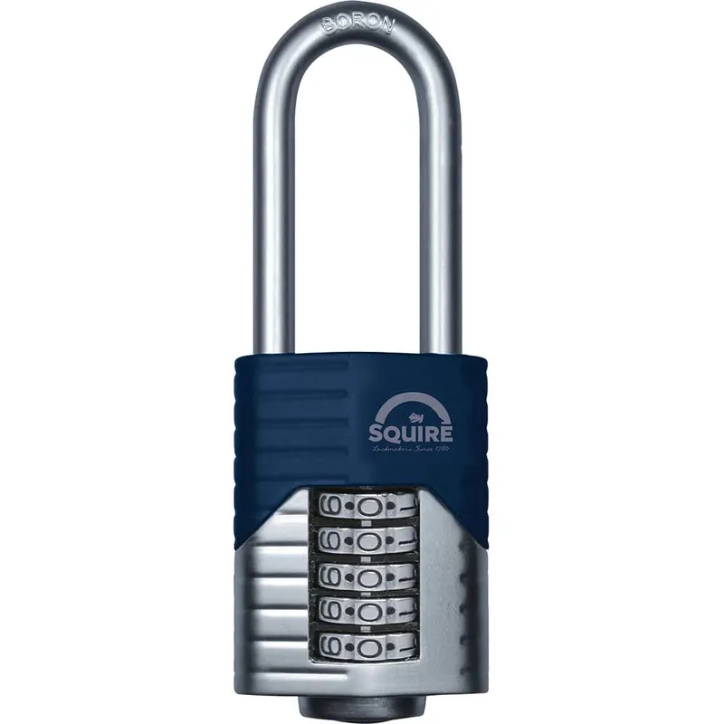 Henry Squire Vulcan Boron Shackle Combination Padlock