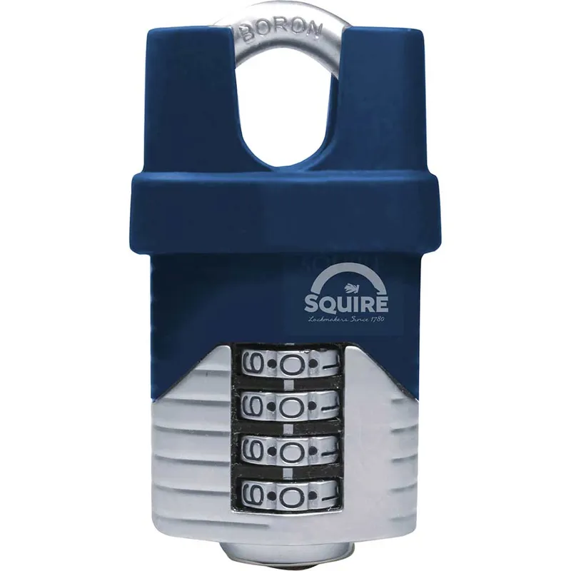 Henry Squire Vulcan Boron Shackle Combination Padlock