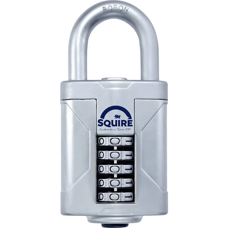 Henry Squire Vulcan Boron Shackle Combination Padlock