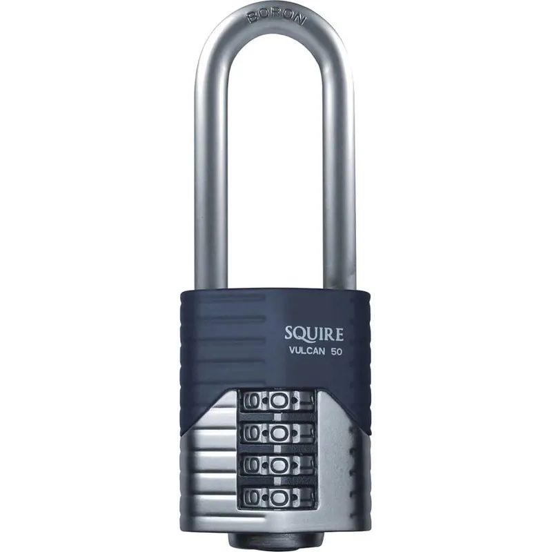 Henry Squire Vulcan Boron Shackle Combination Padlock
