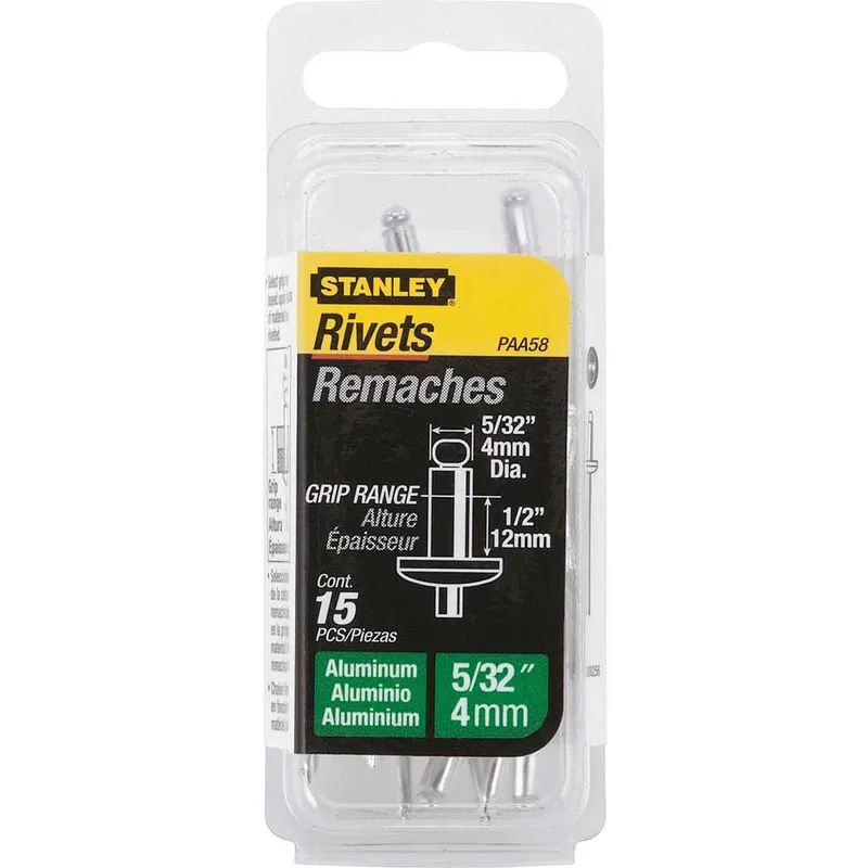 Stanley Aluminium Pop Rivets
