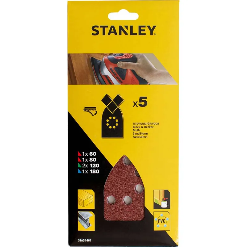 Stanley Quick Fit Multi Sander Sheets