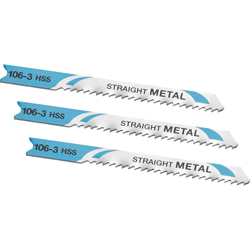 Stanley Straight Cutting U Shank HSS Jigsaw Blades for Metal