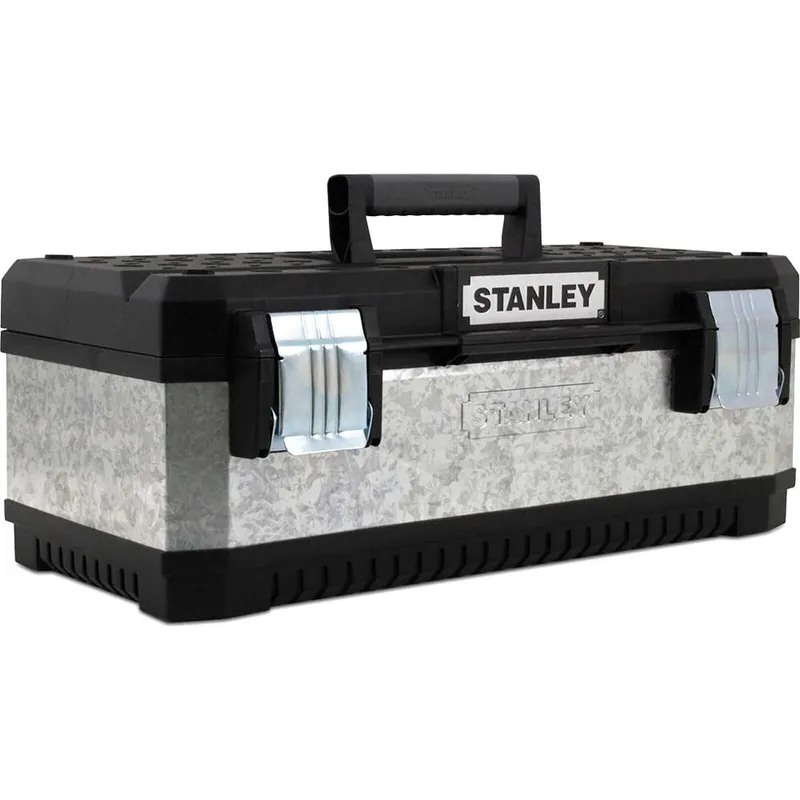 Stanley Galvanised Metal Tool Box