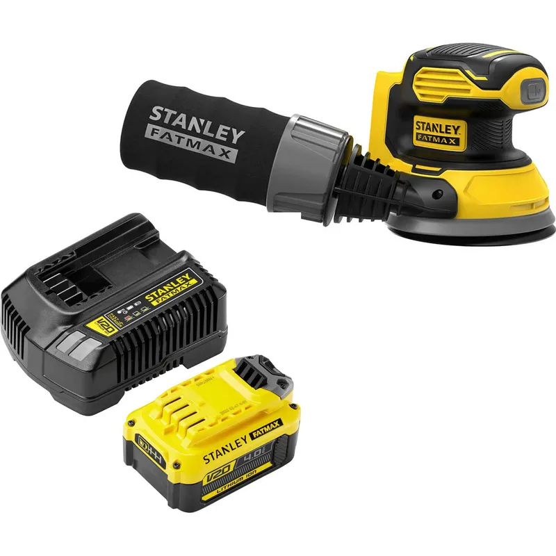 Stanley Fatmax V20 SFMCW220 18v Cordless Random Orbit Disc Sander 125mm