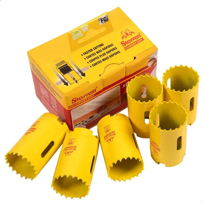 Starrett FCH Fastcut Bi Metal Holesaw Trade Pack 6