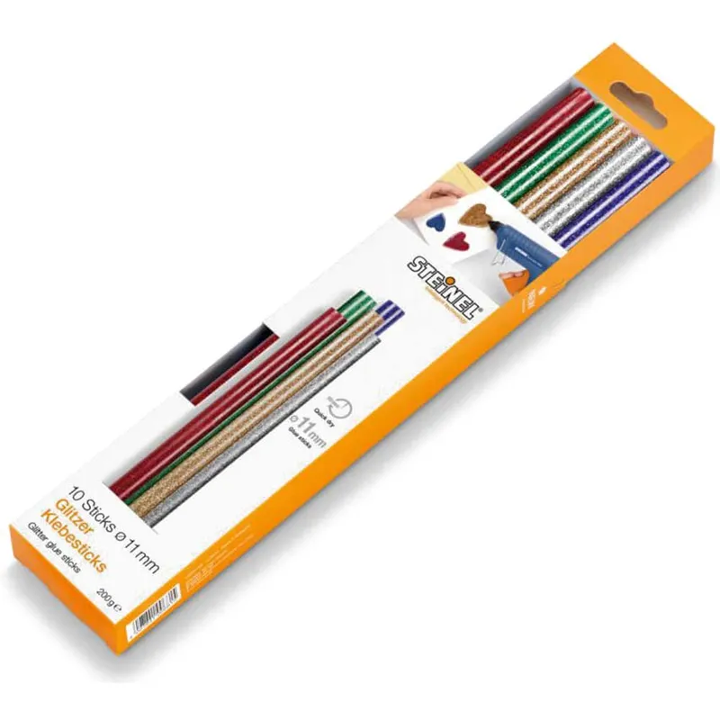Steinel Multicoloured Glitter Glue Sticks